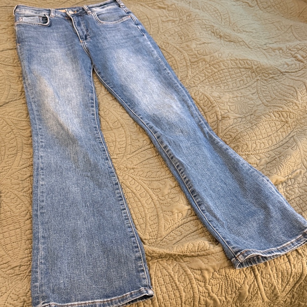 Pilcro Light Blue Flare Jeans